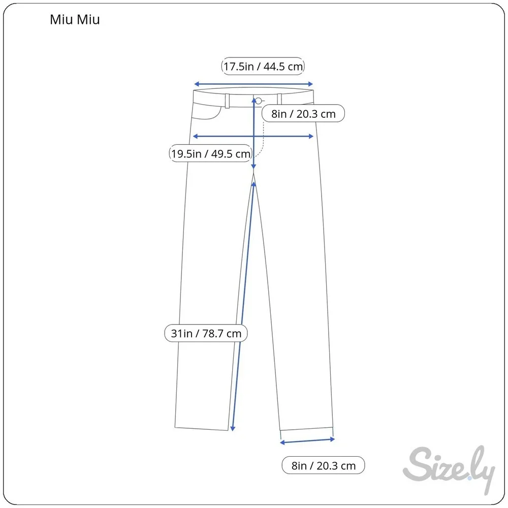 Miu Miu Pants Women 42 US 6 Virgin Wool Straight Leg Trouser Quiet Luxury‎ Italy